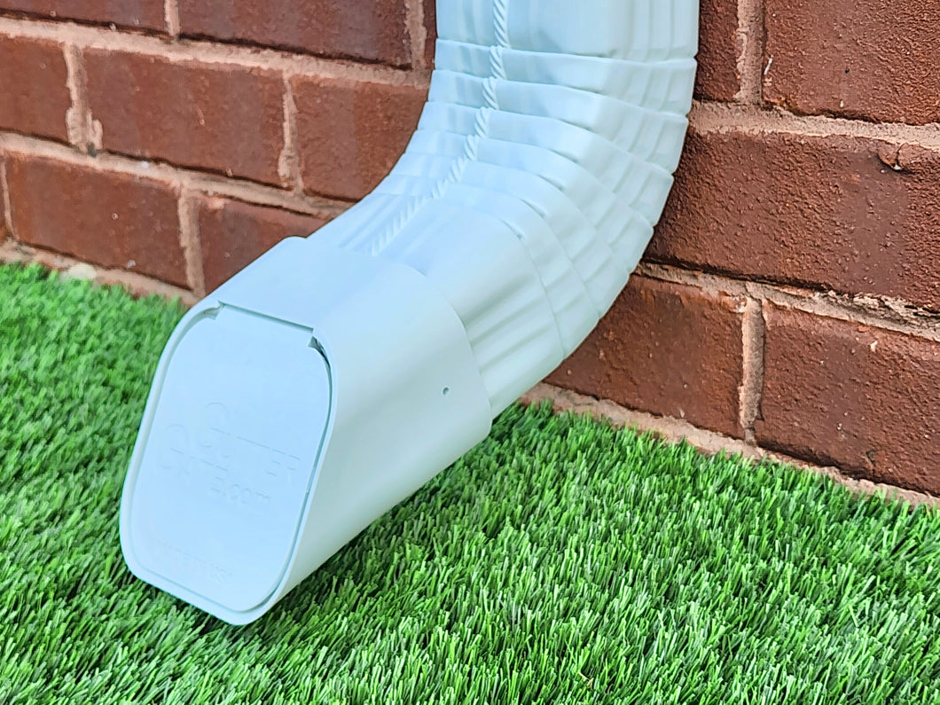 GutterGate Downspout Extension, Type-A, White,Brown,Black (Sizes 2